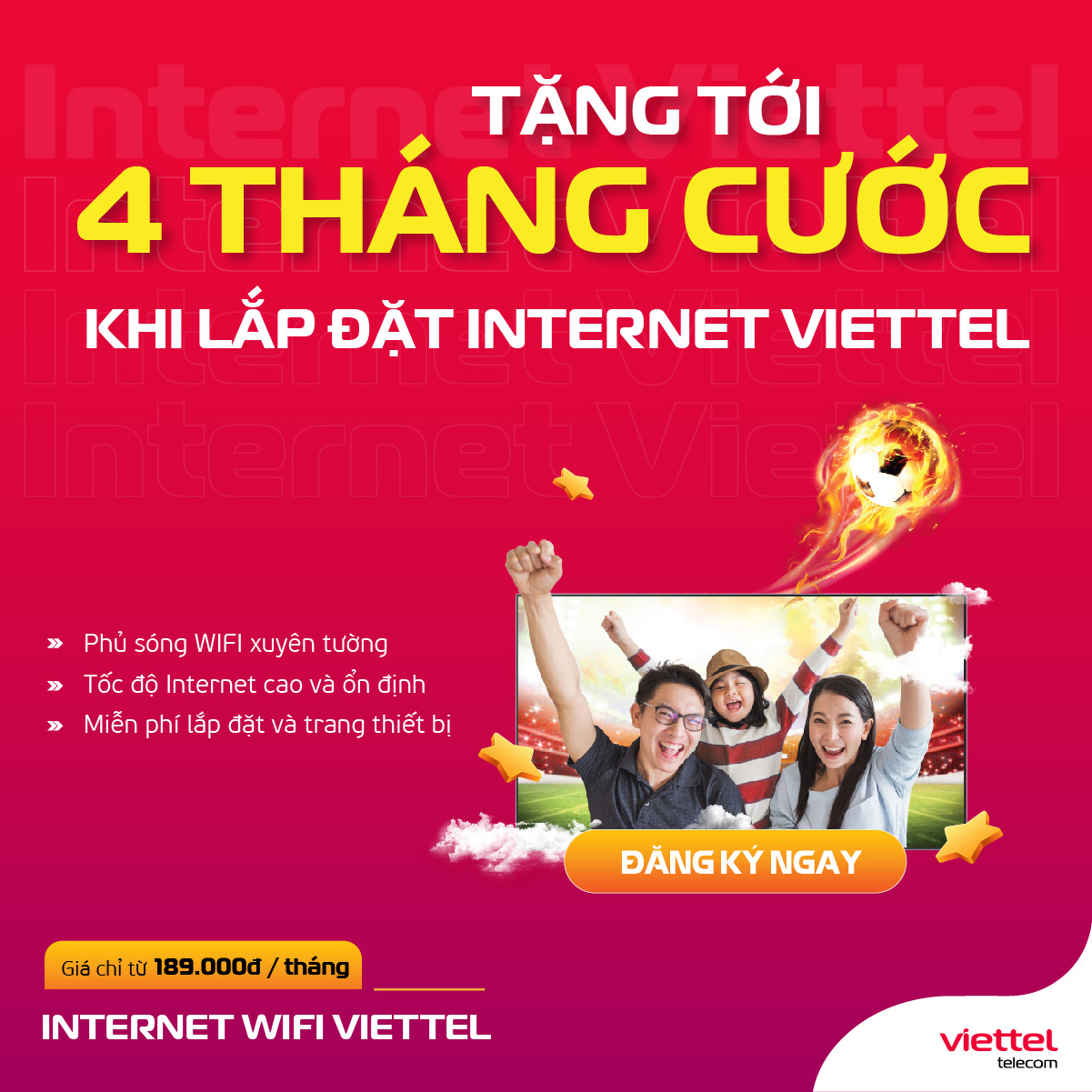 Cổng thông tin chính thức dịch vụ Di động, Internet, Truyền hình Viettel