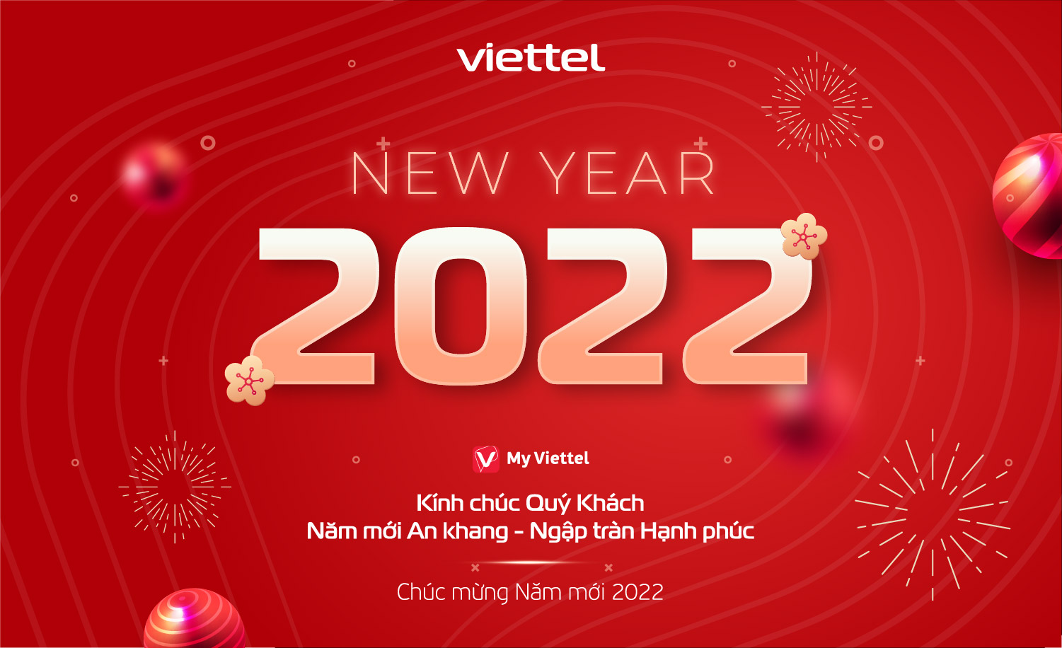 Chúc mừng năm mới 2022 – Ngàn ưu đãi dành Quý khách hàng trên My Viettel