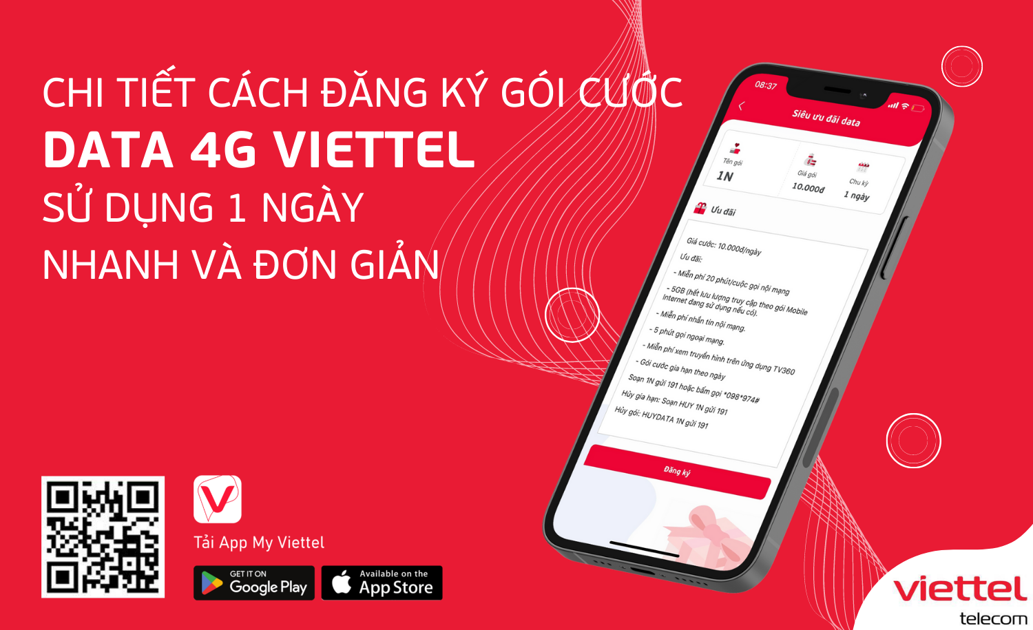 cách đăng ký 4g viettel ngày