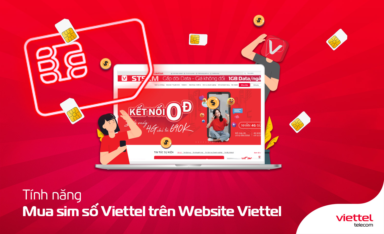 Nâng cấp tính năng mua sim số Viettel trên website Viettel để khách hàng dễ dàng lựa chọn sim nhanh nhất