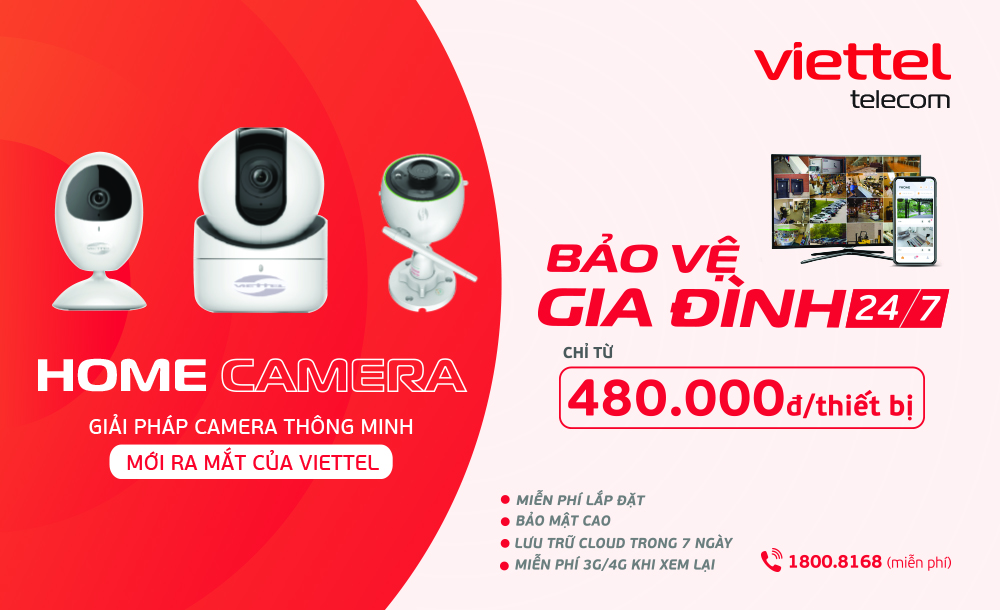 Viettel ra mắt giải pháp Home Camera thông minh tích hợp công nghệ ...