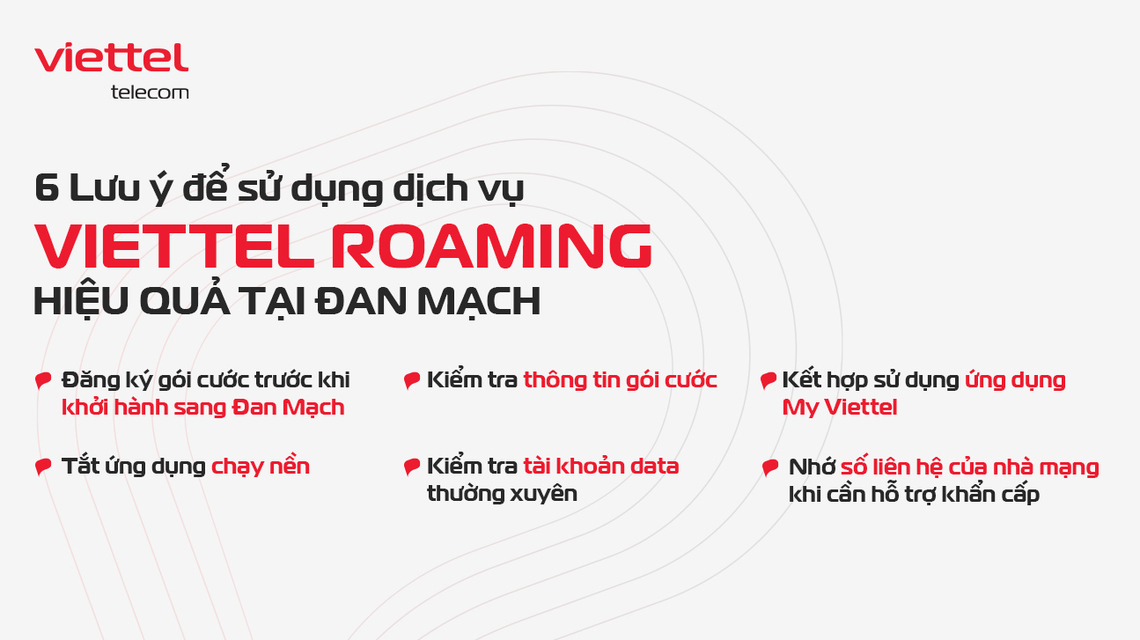 6 lưu ý quan trọng khi sử dụng roaming Đan Mạch (Denmark) giúp bạn hạn chế phát sinh thêm phí