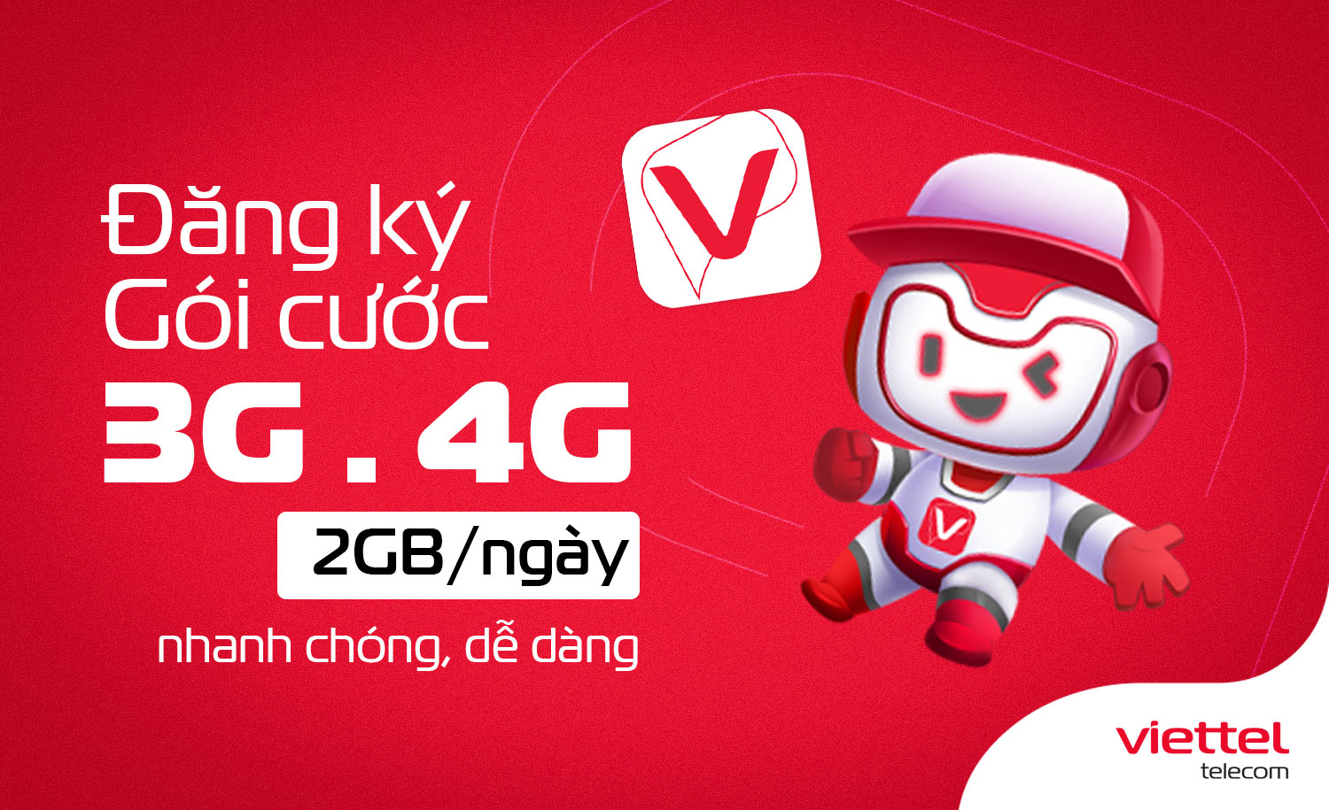 Hướng dẫn cách đăng ký gói cước data 3G/4G Viettel với 2GB/ngày nhanh nhất
