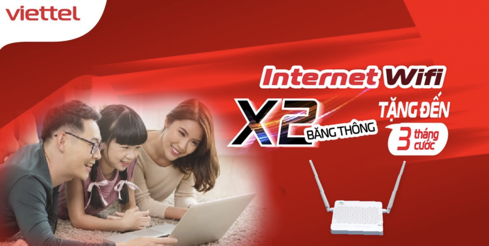 Wifi Viettel đa nội dung, siêu tốc độ