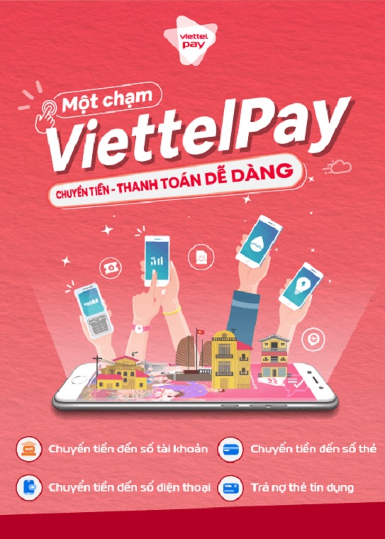 ViettelPay cung cấp tính năng thanh toán cước trả sau Viettel