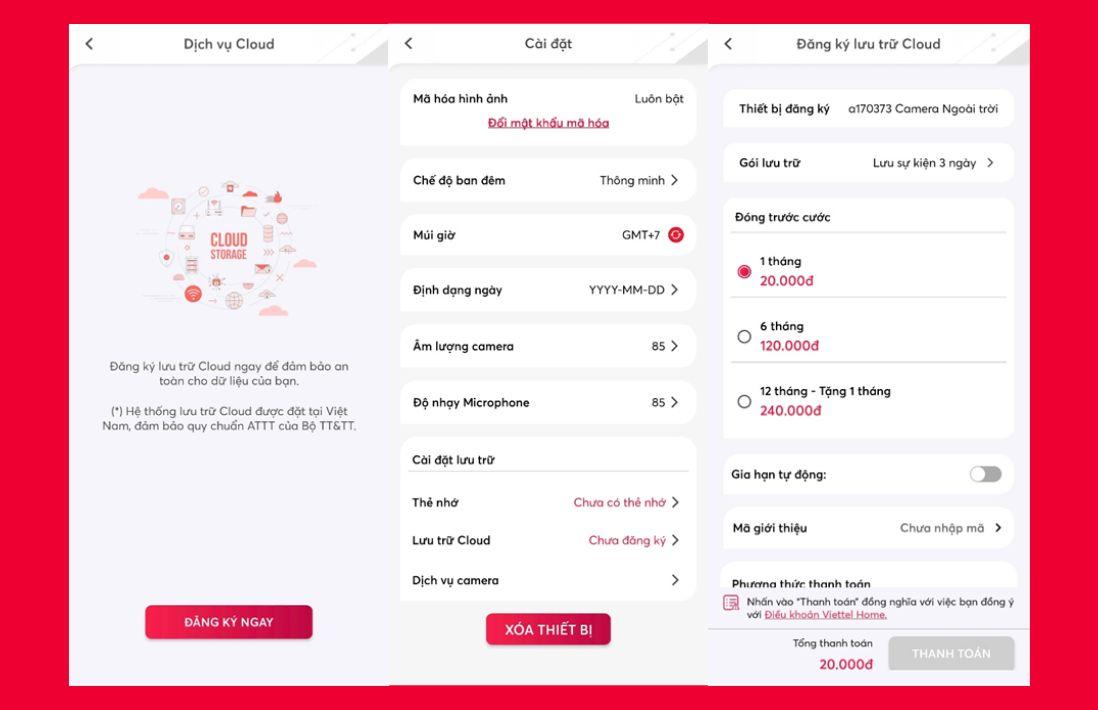 cách đăng ký lưu trữ trên Cloud Viettel