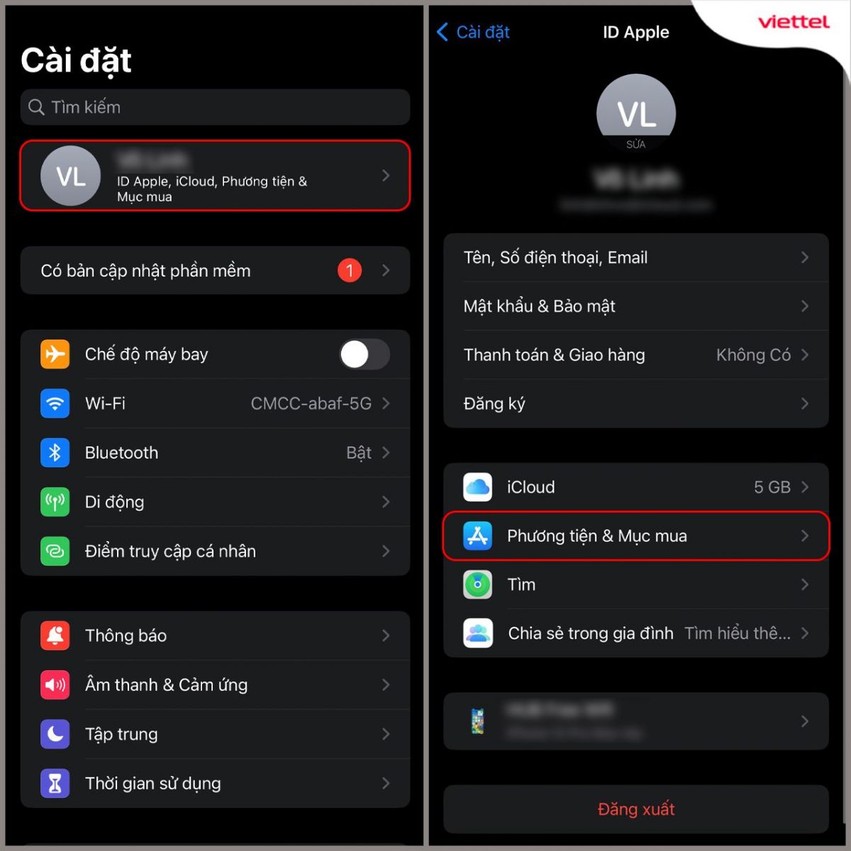 Chuyển vùng App Store qua Cài đặt