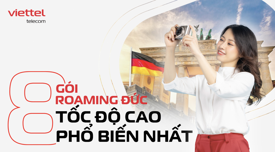 8 gói roaming Đức tốc độ cao, được sử dụng nhiều nhất